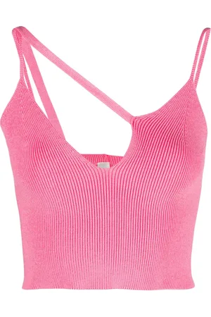 LANEUS Asymmetrisk stickad topp