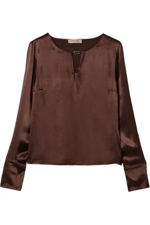 Twin-Set Blus med logotypapplikation