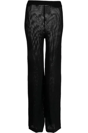 Cynthia Rowley Stickade byxor med hög midja