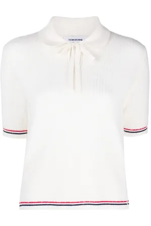 Thom Browne RWB randig stickad t
