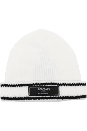 Balmain Ribbad mössa med logotyp