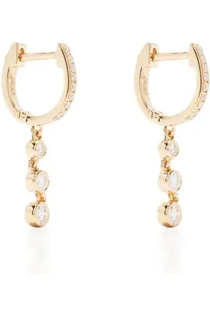 EF Collection Diamantörhängen i 14K gult guld