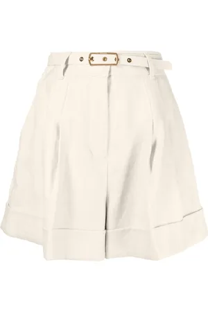 ZIMMERMANN Matchmaker linneshorts med bälte