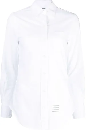 Thom Browne Skjorta med logotypmärke