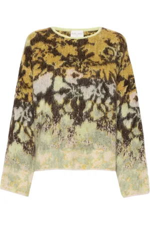 FORTE FORTE Bloom mist tröja i jacquard