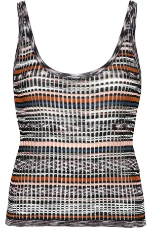 Missoni Randigt ribbat linne