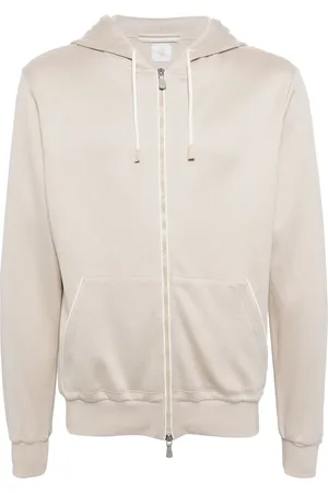 ELEVENTY Hoodie med dragkedja