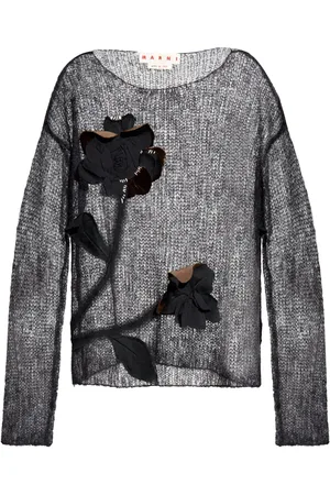Marni Tröja med blomapplikation