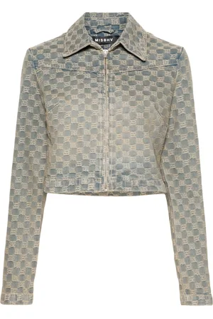 MISBHV Jeansjacka med monogram
