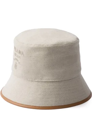Prada Fiskehatt med broderad logotyp