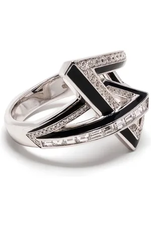 STEPHEN WEBSTER Vertigo Obtuse diamantring i 18K vitguld