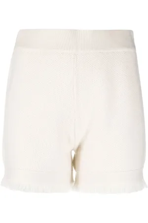 Lisa Yang Stickade shorts i kashmir