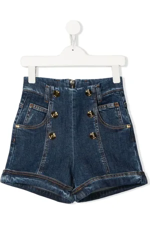 Balmain Jeansshorts med hög midja