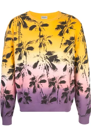 Saint Laurent Tröja med palmtryck