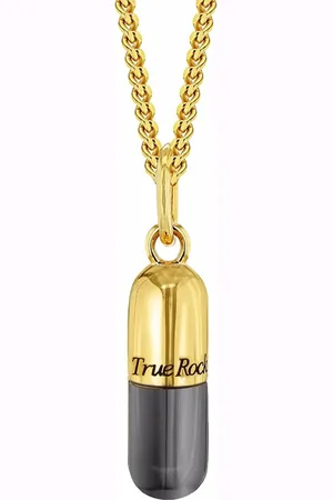 TRUE ROCKS Halsband med pillerhänge