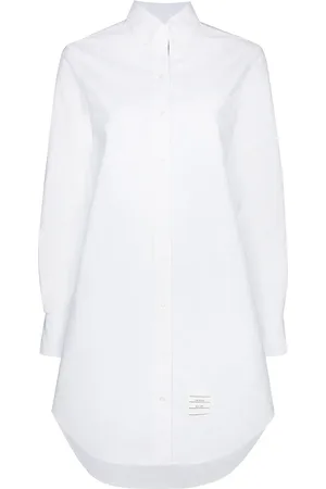 Thom Browne RWB randig kort skjortklänning