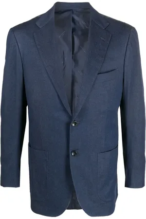 Kiton Enkelknäppt blazer
