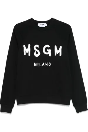 Msgm Sweatshirt med logotyp