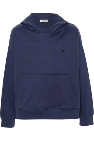 A PAPER KID Hoodie med logotypplakett