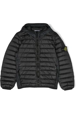 Stone Island Vadderad jacka med huva