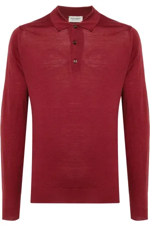 JOHN SMEDLEY Långärmad pikétröja