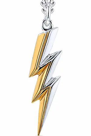 TRUE ROCKS Halsband med blixt