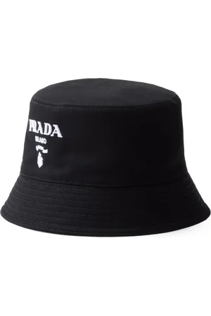 Prada Fiskehatt med broderad logotyp