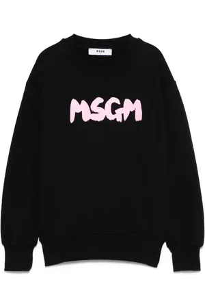 Msgm Sweatshirt med logotyp