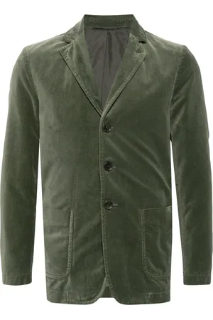 Aspesi Enkelknäppt sammetsblazer