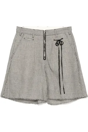midorikawa Shorts med osydd kant