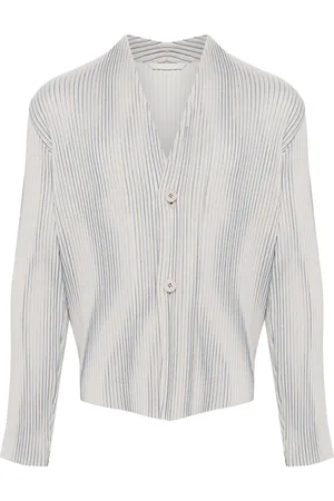 Issey Miyake Tweedkavaj utan krage