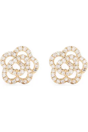 EF Collection Diamantörhängen i 14K gult guld