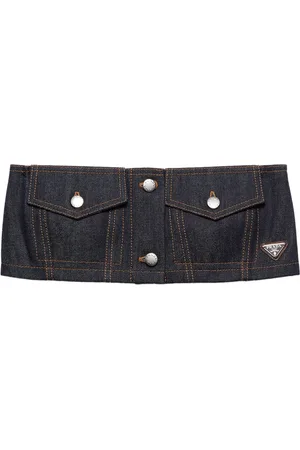 Prada Axelbandslös croptop