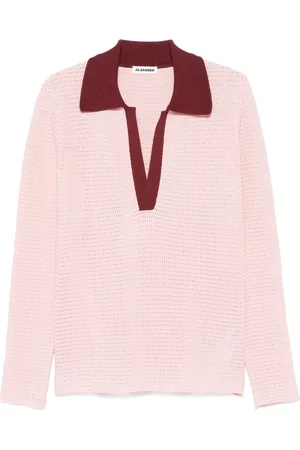 Jil Sander Stickad pikétröja