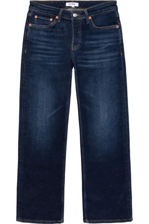 RE/DONE Beskurna jeans