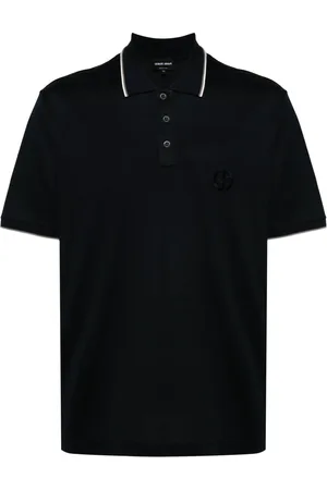 Giorgio Armani Pikétröja med broderad logotyp