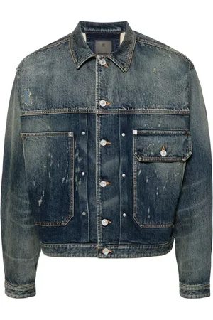 Givenchy Jeansjacka med slitning