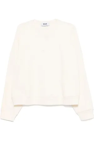 Msgm Sweatshirt med logotyp