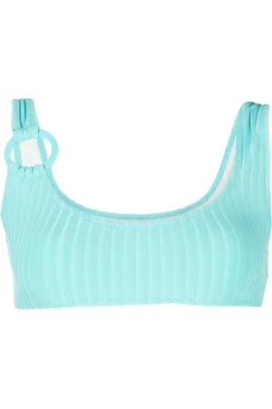 Solid The Elle ribbad bikiniöverdel med fyrkantig ringning