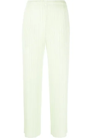 PLEATS PLEASE ISSEY MIYAKE Plisserade trekvartsbyxor