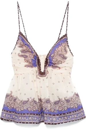 ZIMMERMANN Maxine blus med djup ringning