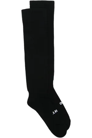 Rick Owens Strumpor med intarsiastickat motiv