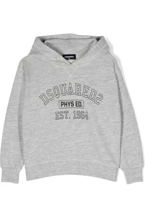 Dsquared2 Hoodie med logotyp