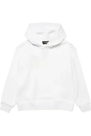 Dsquared2 Hoodie med logotypapplikation