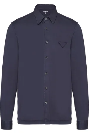 Prada Skjorta med logotypmärke