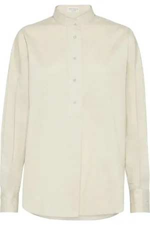 Brunello Cucinelli Monili utsmyckad skjorta i jacquard