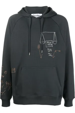 Etudes Hoodie med grafiskt tryck