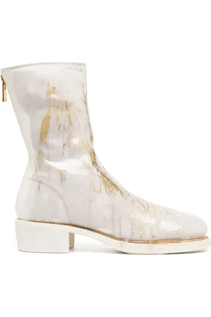 GUIDI Stövletter med metallic