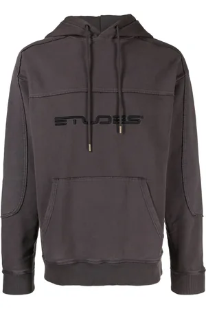 Etudes Hoodie med logotyppanel