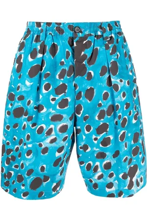 Marni Leopardmönstrade shorts